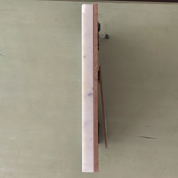 Ivory and Black Marble 4x6 Frame - Picture 3 of 5